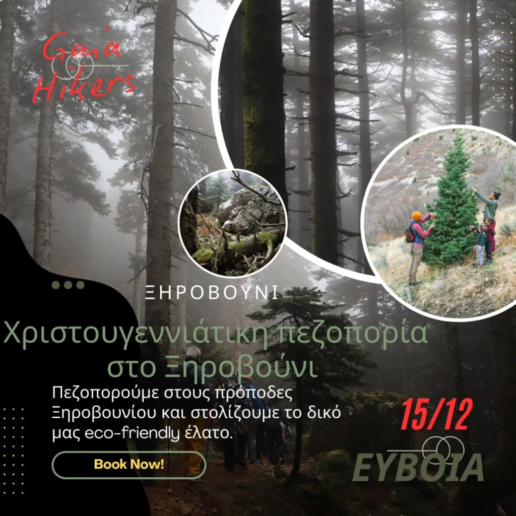 Χριστουγεννιάτικη πεζοπορία στους πρόποδες&nbsp;Ξηροβουνίου