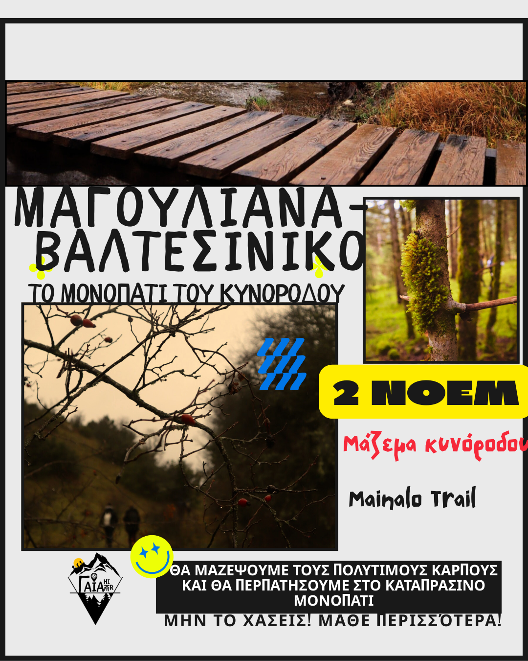 Μαγούλιανα – Βαλτεσίνικο “Το μονοπάτι του κυνόροδου